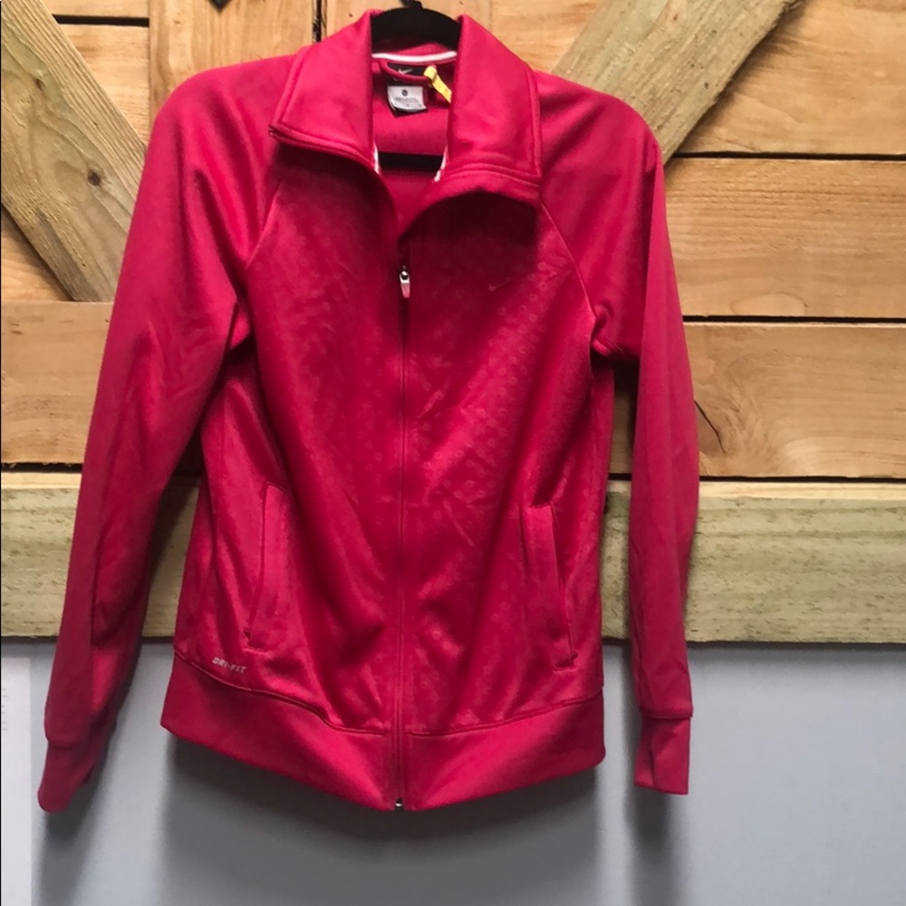Nike dri-fit pink jacket